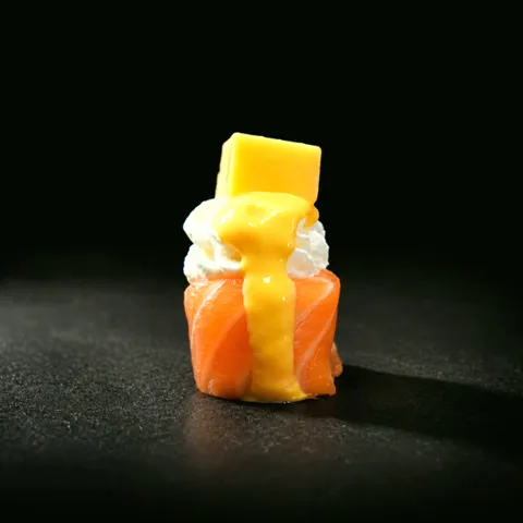 Saumon, mangue et mayo épicée